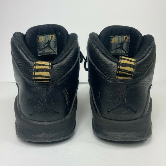 Nike Air Jordan 10 Retro New York City NYC Men\'s Size US 8 Black/Gold 310805-012 main image 4